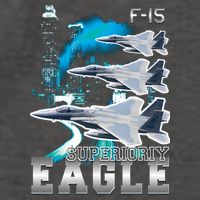 Bootleg F 15 Eagle USAF Vector Backpack