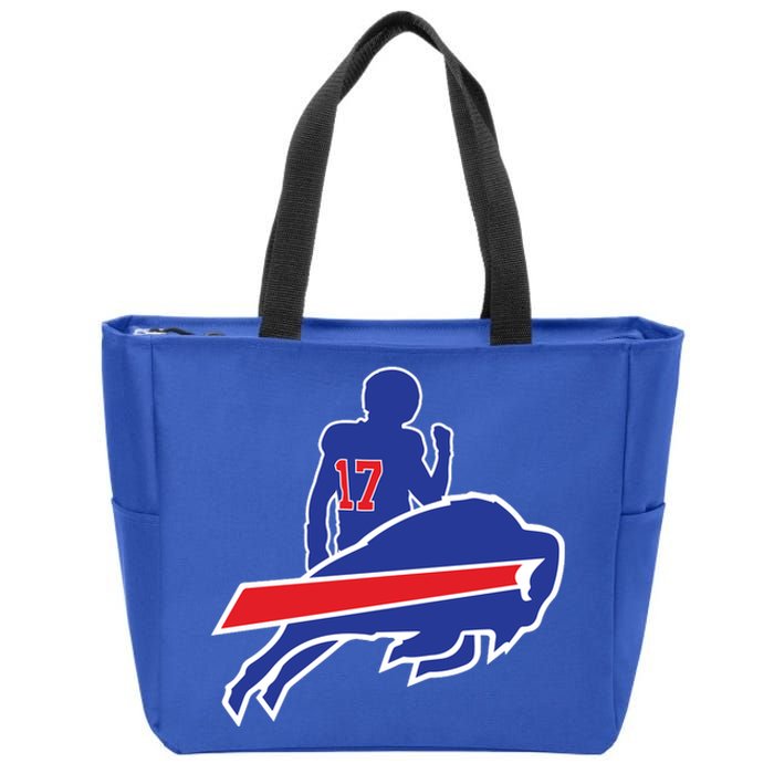 Buffalo Football 17 Perfect For Buffalo Fans Zip Tote Bag