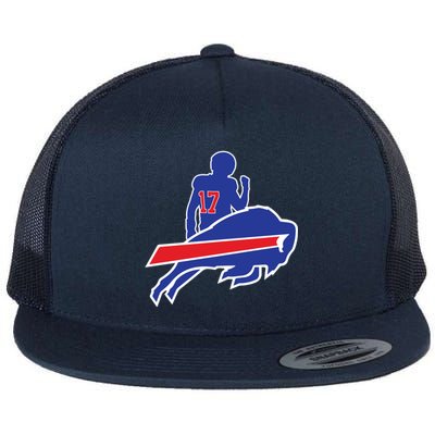 Buffalo Football 17 Perfect For Buffalo Fans Flat Bill Trucker Hat