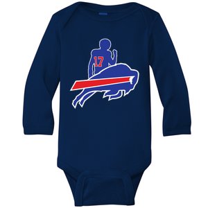 Buffalo Football 17 Perfect For Buffalo Fans Baby Long Sleeve Bodysuit