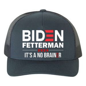 Biden Fetterman 2024 It's A No Brainer 24 Election USA Yupoong Adult 5-Panel Trucker Hat