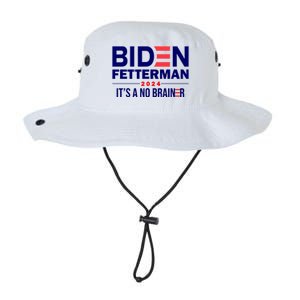 Biden Fetterman 2024 It's A No Brainer 24 Election USA Legacy Cool Fit Booney Bucket Hat