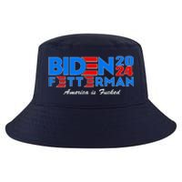 Biden Fetterman 2024 America Is Fucked Funny Cool Comfort Performance Bucket Hat