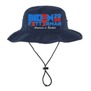 Biden Fetterman 2024 America Is Fucked Funny Legacy Cool Fit Booney Bucket Hat