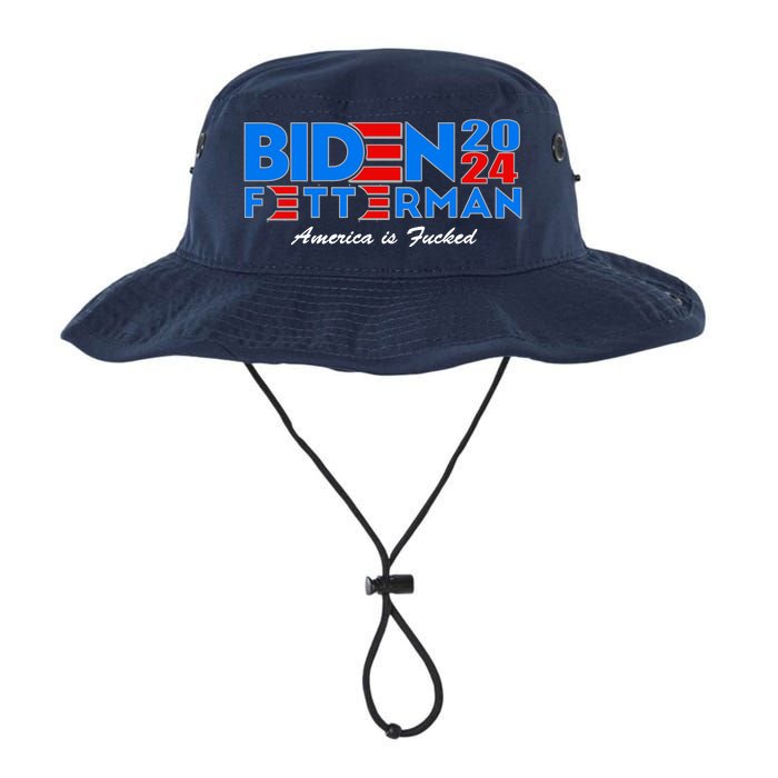 Biden Fetterman 2024 America Is Fucked Funny Legacy Cool Fit Booney Bucket Hat