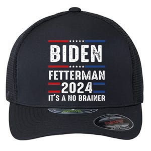 Biden Fetterman 2024 Its A No Brainer Flexfit Unipanel Trucker Cap