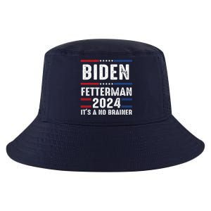 Biden Fetterman 2024 Its A No Brainer Cool Comfort Performance Bucket Hat