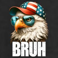 Bruh Fourth 4th Of July Eagle American Patriotic Cool Comfort Performance Bucket Hat