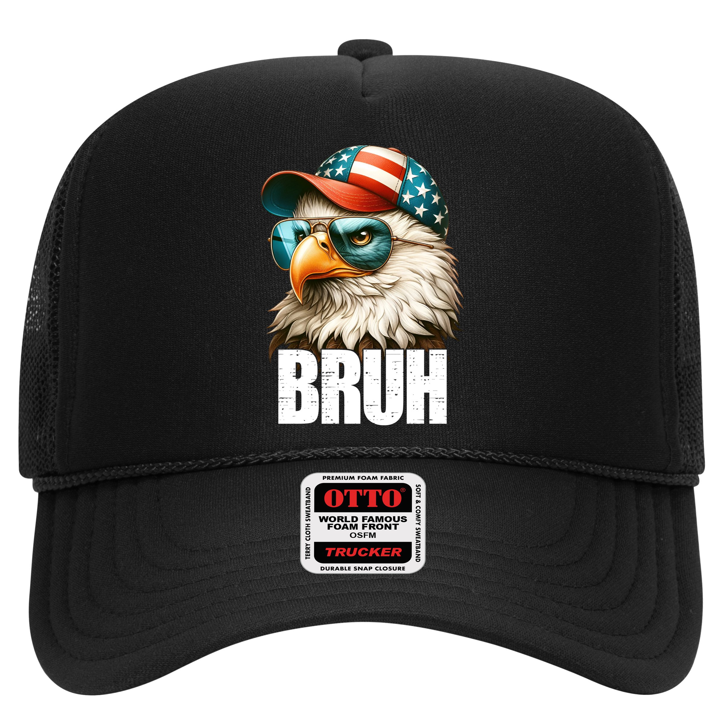 Bruh Fourth 4th Of July Eagle American Patriotic Hat