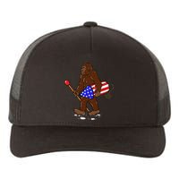 Bigfoot Fireworks 4th Of July Funny Sasquatch Lover Yupoong Adult 5-Panel Trucker Hat