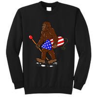 Bigfoot Fireworks 4th Of July Funny Sasquatch Lover Sweatshirt