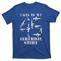 Birthday For 45 Years Old Guns And Weapons Owner T-Shirt