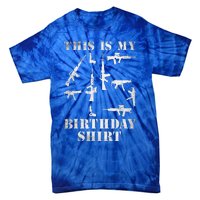 Birthday For 45 Years Old Guns And Weapons Owner Tie-Dye T-Shirt