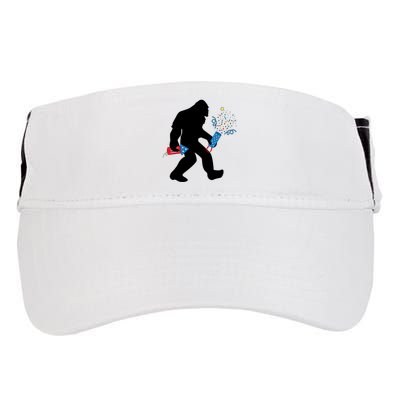 Bigfoot Fireworks 4th of July Bigfoot America  Adult Drive Performance Visor