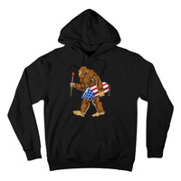 Bigfoot Fireworks 4th Of July Hoodie