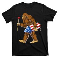 Bigfoot Fireworks 4th Of July T-Shirt