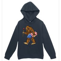 Bigfoot Fireworks 4th Of July Funny Boys Men Sasquatch Lover Urban Pullover Hoodie