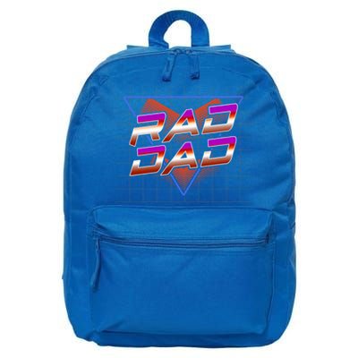 Best Father 80S Rad Dad FatherS Day Must Have Cute Gift 16 in Basic Backpack