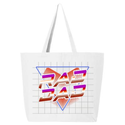 Best Father 80S Rad Dad FatherS Day Must Have Cute Gift 25L Jumbo Tote