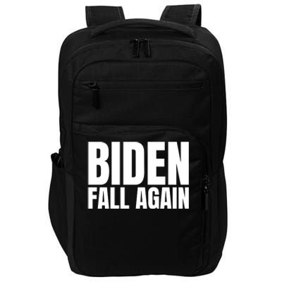 Biden Fall Again Funny Joe Biden Impact Tech Backpack