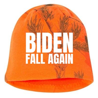 Biden Fall Again Funny Joe Biden Kati - Camo Knit Beanie