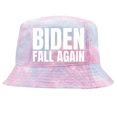 Biden Fall Again Funny Joe Biden Tie-Dyed Bucket Hat