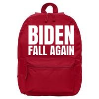 Biden Fall Again Funny Joe Biden 16 in Basic Backpack