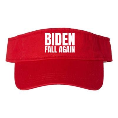 Biden Fall Again Funny Joe Biden Valucap Bio-Washed Visor