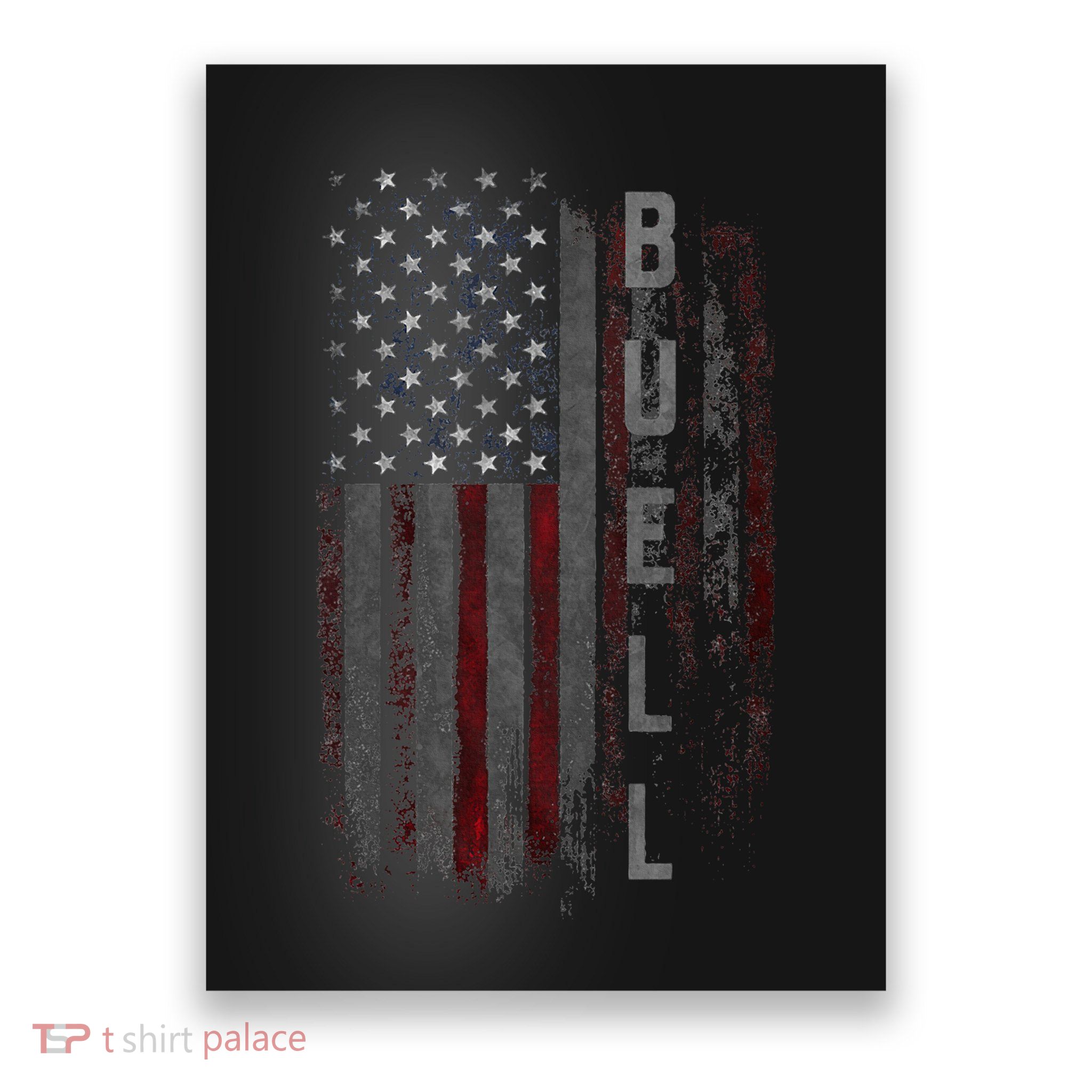 Buell Family American Flag Poster