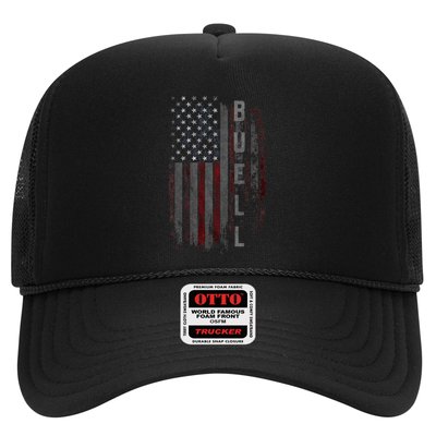 Buell Family American Flag Trucker Hat
