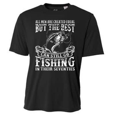 Birthday Fishing All Equal Fishing In The Seventies Cooling Performance Crew T-Shirt