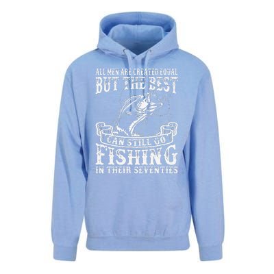 Birthday Fishing All Equal Fishing In The Seventies Unisex Surf Hoodie