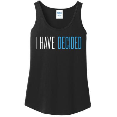 Baptism For Adults Women Men I Have Decided Ladies Essential Tank