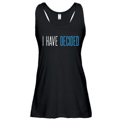 Baptism For Adults Women Men I Have Decided Ladies Essential Flowy Tank