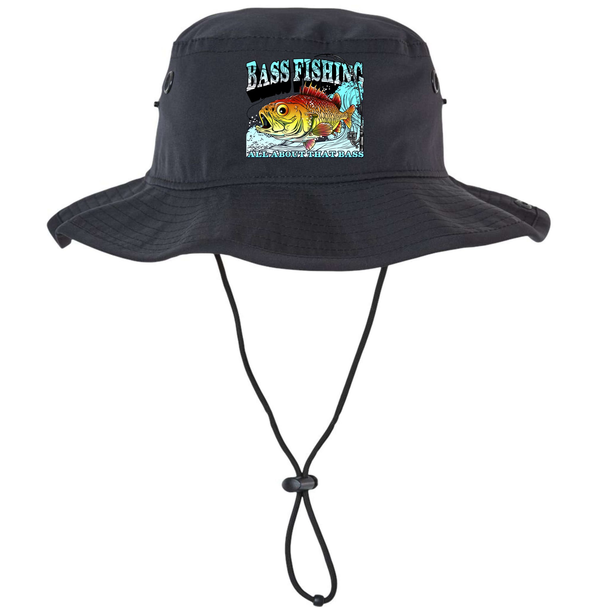 Bass Fishing All About That Bass Bucket Hat