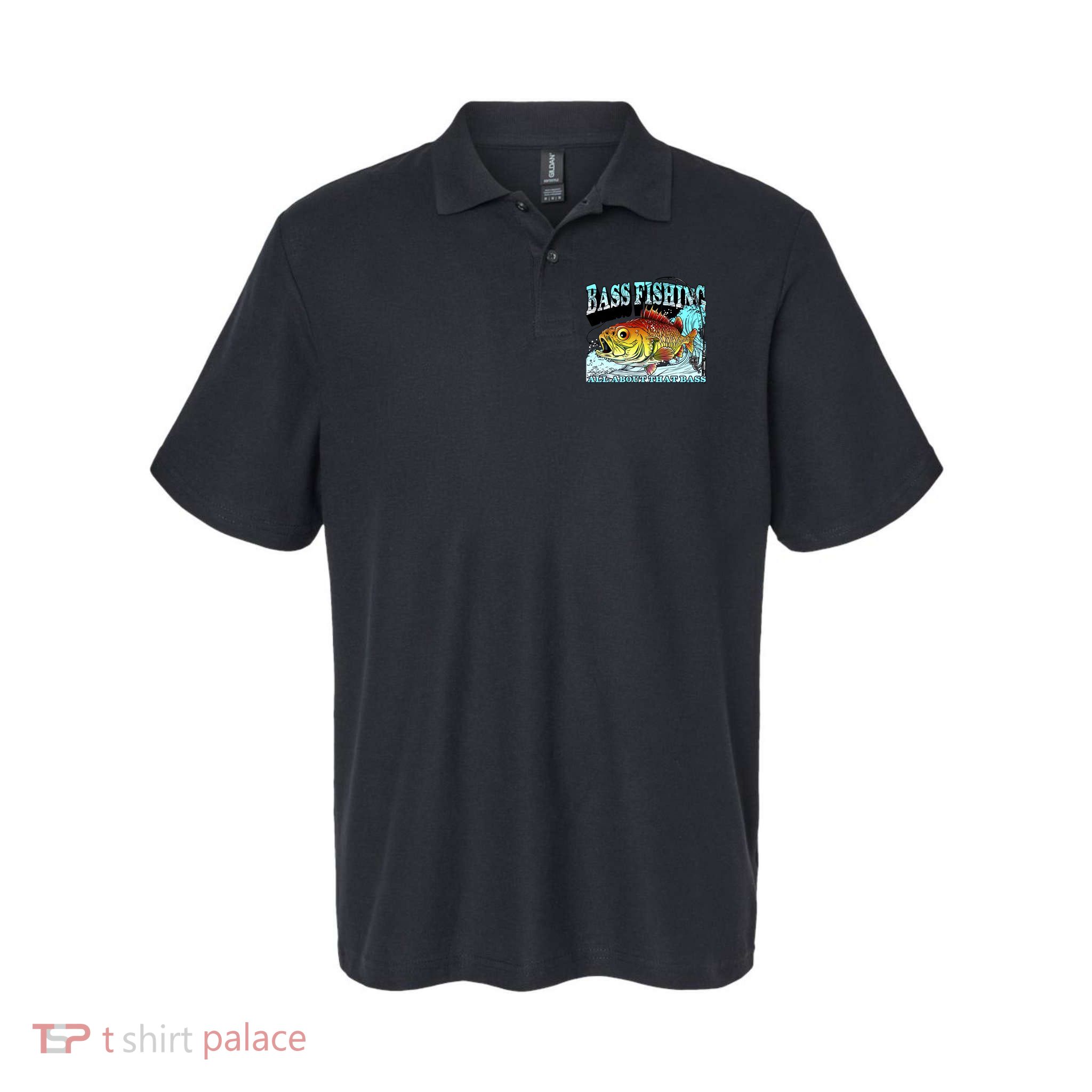 Bass Fishing All About That Bass Polo