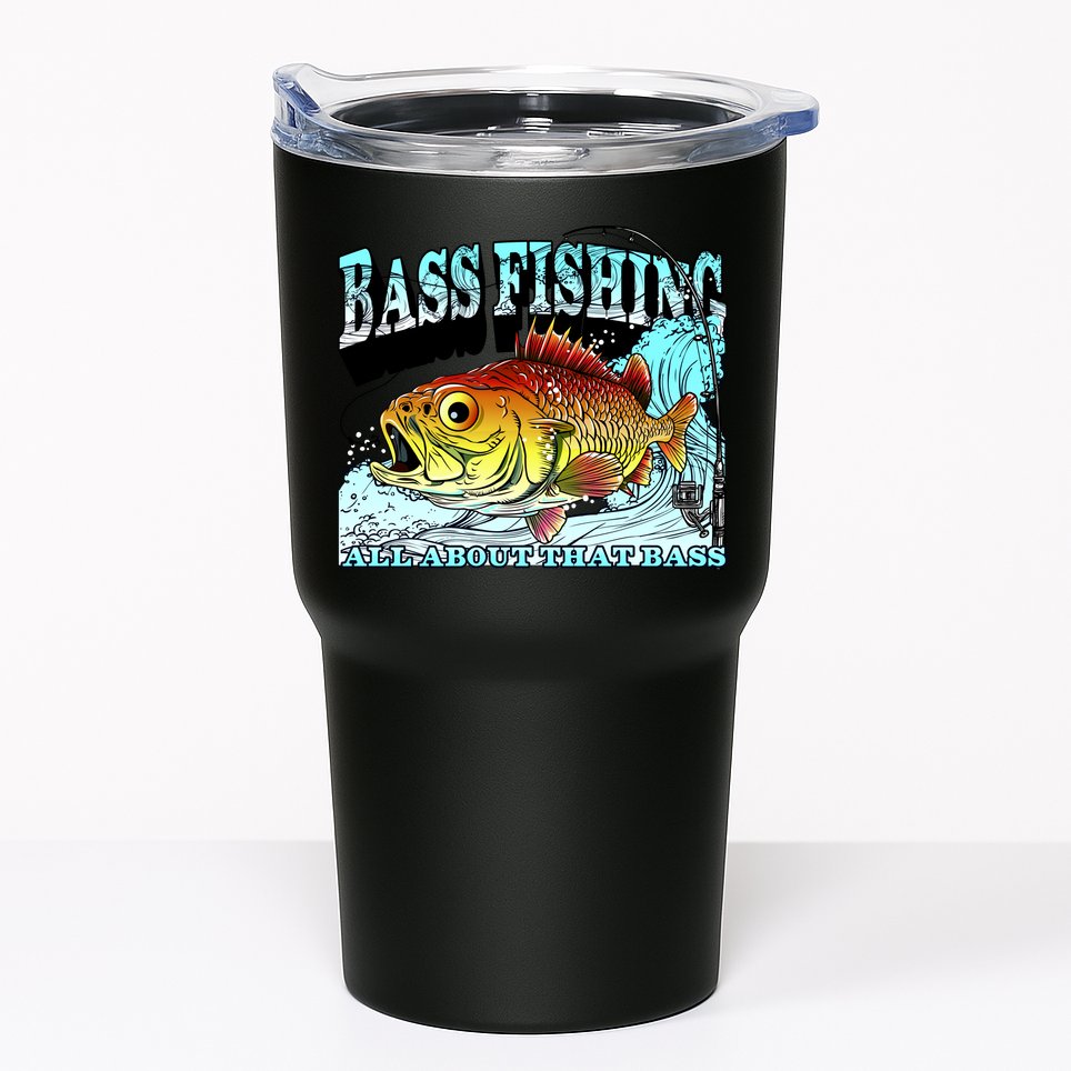 Bass Fishing All About That Bass Tumbler