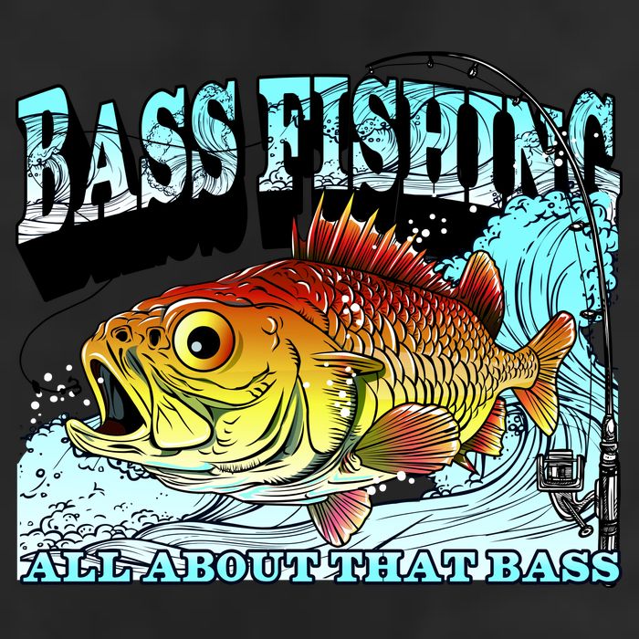Bass Fishing All About That Bass Trucker Hat