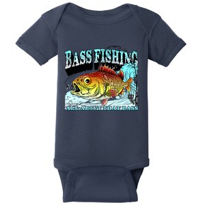 Bass Fishing All About That Bass Baby Bodysuit