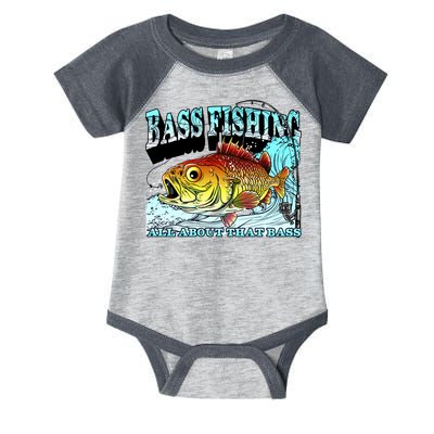 Bass Fishing All About That Bass Infant Baby Jersey Bodysuit