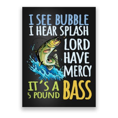 Bass Fishing Angling Sport Black Bass Fish Poster