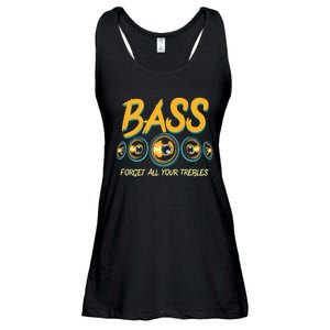 Bass Forget All Your Trebles Car Stereo Funny Car Audio Ladies Essential Flowy Tank