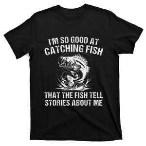 Bass Fishing Angler Funny Fisherman Catching Fish T-Shirt