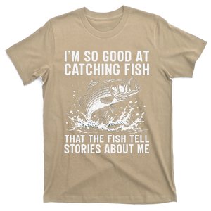 Bass Fishing Angler Funny Fisherman Catching Fish T-Shirt