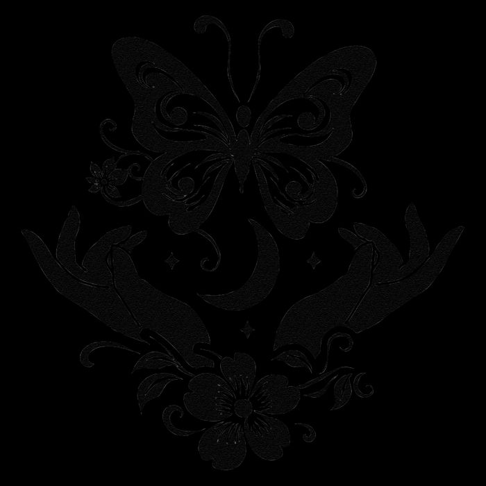 Butterfly flower and Moon Nice Graphic for everyday Comfort Drawstring Bag