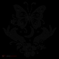 Butterfly flower and Moon Nice Graphic for everyday Comfort Premium T-Shirt