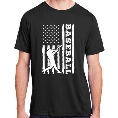 Baseball Flag America Adult ChromaSoft Performance T-Shirt