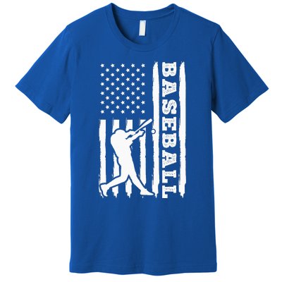 Baseball Flag America Premium T-Shirt