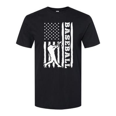 Baseball Flag America Softstyle® CVC T-Shirt