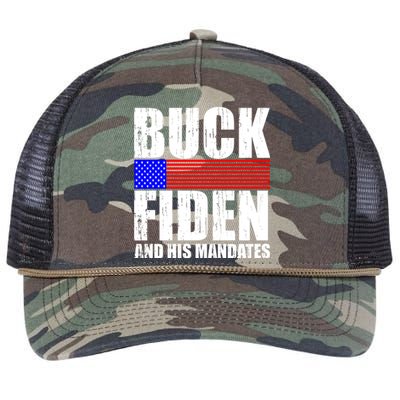 Buck Fiden And His Mandates Retro Rope Trucker Hat Cap